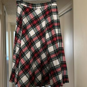 Wool blend skirt